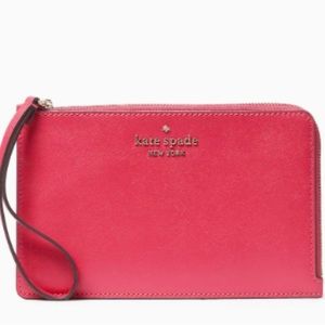 NWT Kate Spade Tropical Pink Staci Wristlet